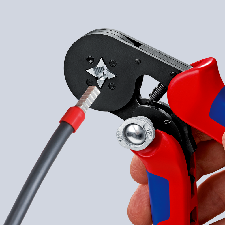 KNIPEX Kendiliğinden Ayarlanan Kablo Yüksük Pabuç Sıkma Pensi (975304) ne işe yarar