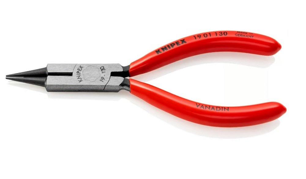 KNIPEX Kesicili Kuyumcu Pensesi - Yuvarlak Uçlu Kargaburun (1901130) fiyatı
