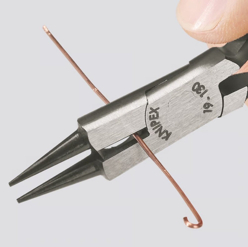 KNIPEX Kesicili Kuyumcu Pensesi - Yuvarlak Uçlu Kargaburun (1901130) ne işe yarar