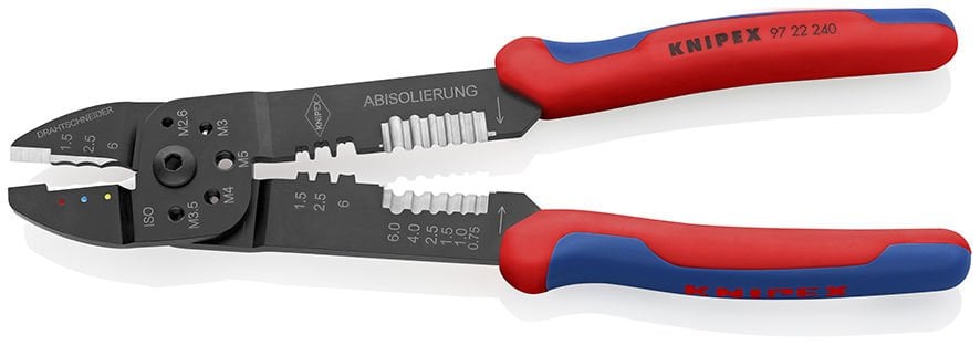 KNIPEX Pabuç Sıkma Ve Kablo Sıyırma Pensesi (9722240) fiyatı