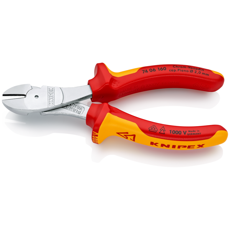 KNIPEX VDE 1000 Volt Ağır Hizmet Tipi Yan Keski 160 mm (7406160) nasıl kullanılır