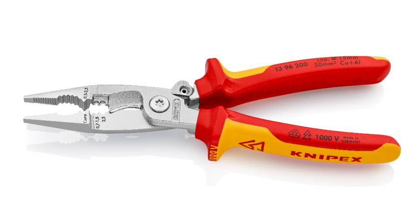 KNIPEX VDE 1000 Volt Çok Fonksiyonlı Elektrikçi Pensesi Yaylı 200 mm (1396200) nasıl kullanılır