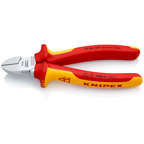 KNIPEX VDE 1000 Volt Elektrikçi Yan Keski 140 mm (7006140) fiyatı