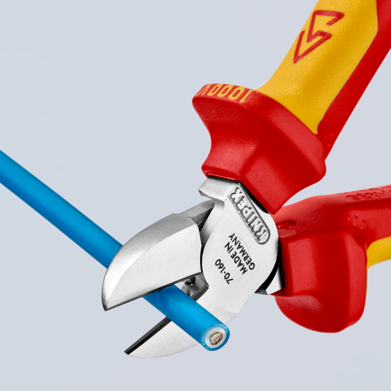 KNIPEX VDE 1000 Volt Elektrikçi Yan Keski 140 mm (7006140) nasıl kullanılır