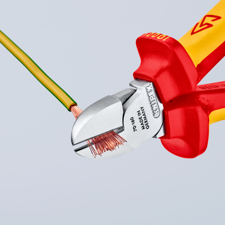 KNIPEX VDE 1000 Volt Elektrikçi Yan Keski 140 mm (7006140) ne işe yarar