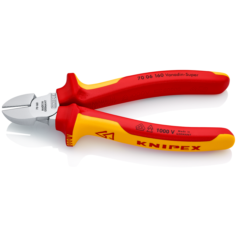 KNIPEX VDE 1000 Volt Elektrikçi Yan Keski 160 mm (7006160) nasıl kullanılır