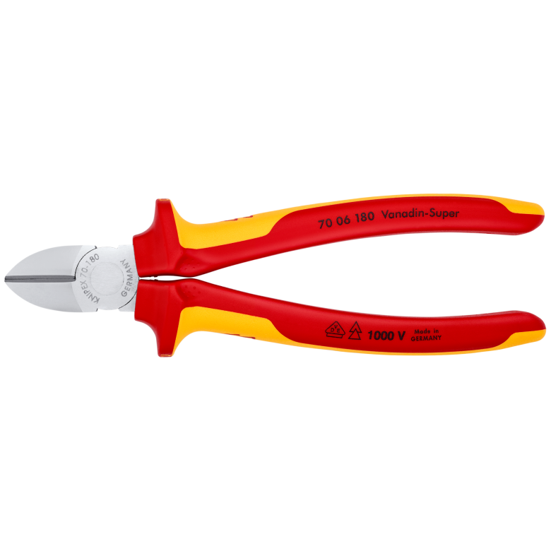 KNIPEX VDE 1000 Volt Elektrikçi Yan Keski 180 mm (7006180) nereden bulurum