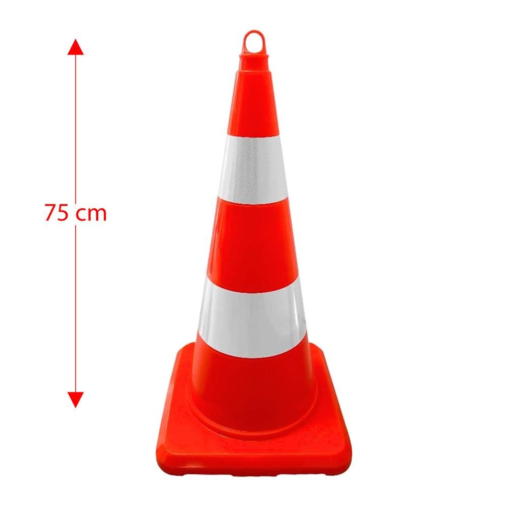 KO75 Çift Reflektifli Kırılmaz Trafik Konisi Hunisi 75 cm nasıl kullanılır