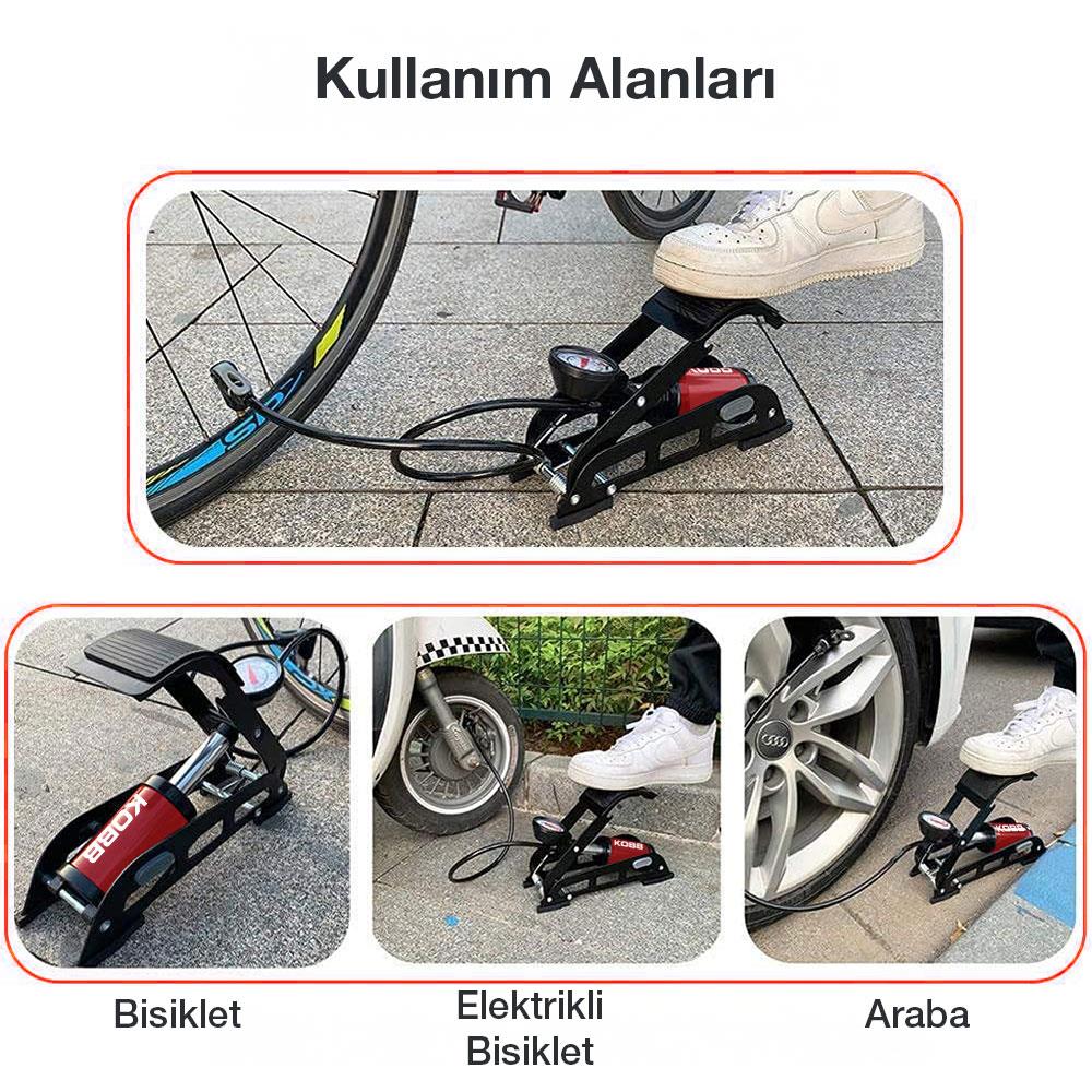 KOBB KB0901 87PSI Analog Basınç Göstergeli Ayak Pompası ne işe yarar