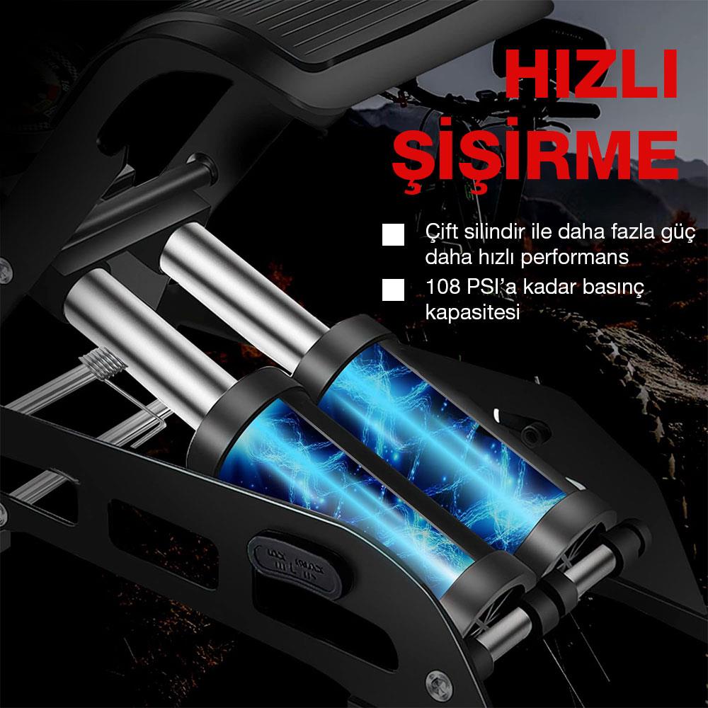 KOBB KB5402D Çift Pistonlu Dokunmatik Dijital Basınç Göstergeli Ayak Pompası + Taşıma Kılıfı nereden bulurum