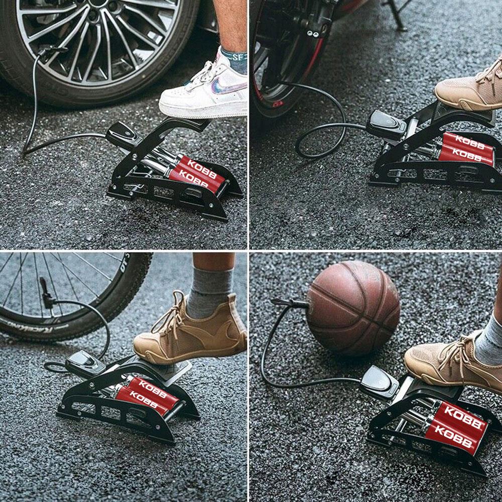 KOBB KB5402D Çift Pistonlu Dokunmatik Dijital Basınç Göstergeli Ayak Pompası + Taşıma Kılıfı ne işe yarar