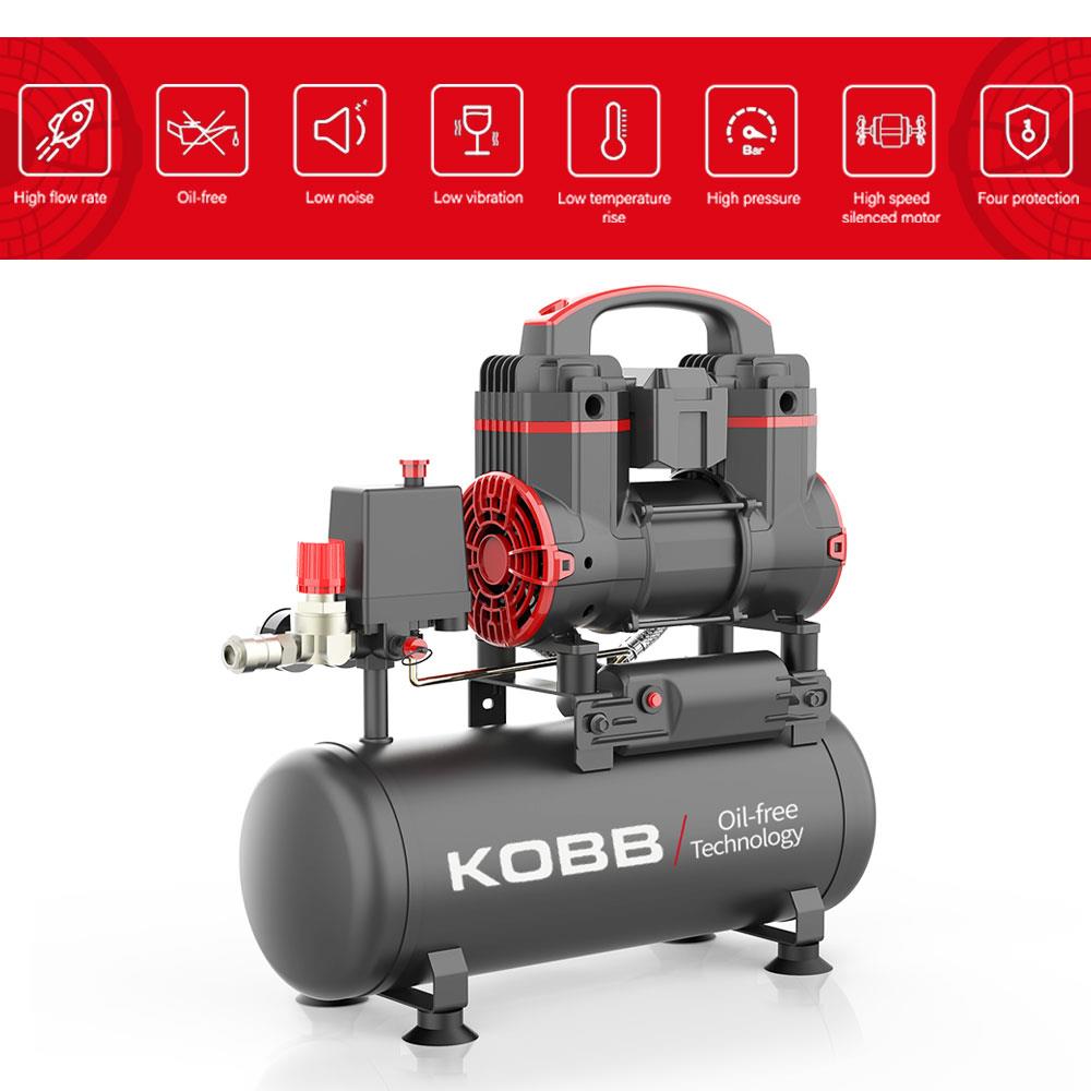 KOBB KBK8S 1.2HP 8Lt 8Bar Yağsız Sessiz Taşınabilir Hava Kompresörü nasıl kullanılır