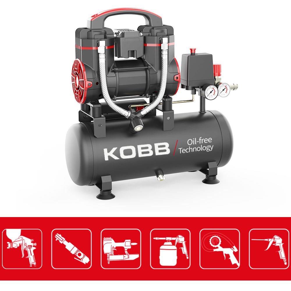 KOBB KBK8S 1.2HP 8Lt 8Bar Yağsız Sessiz Taşınabilir Hava Kompresörü nereden bulurum