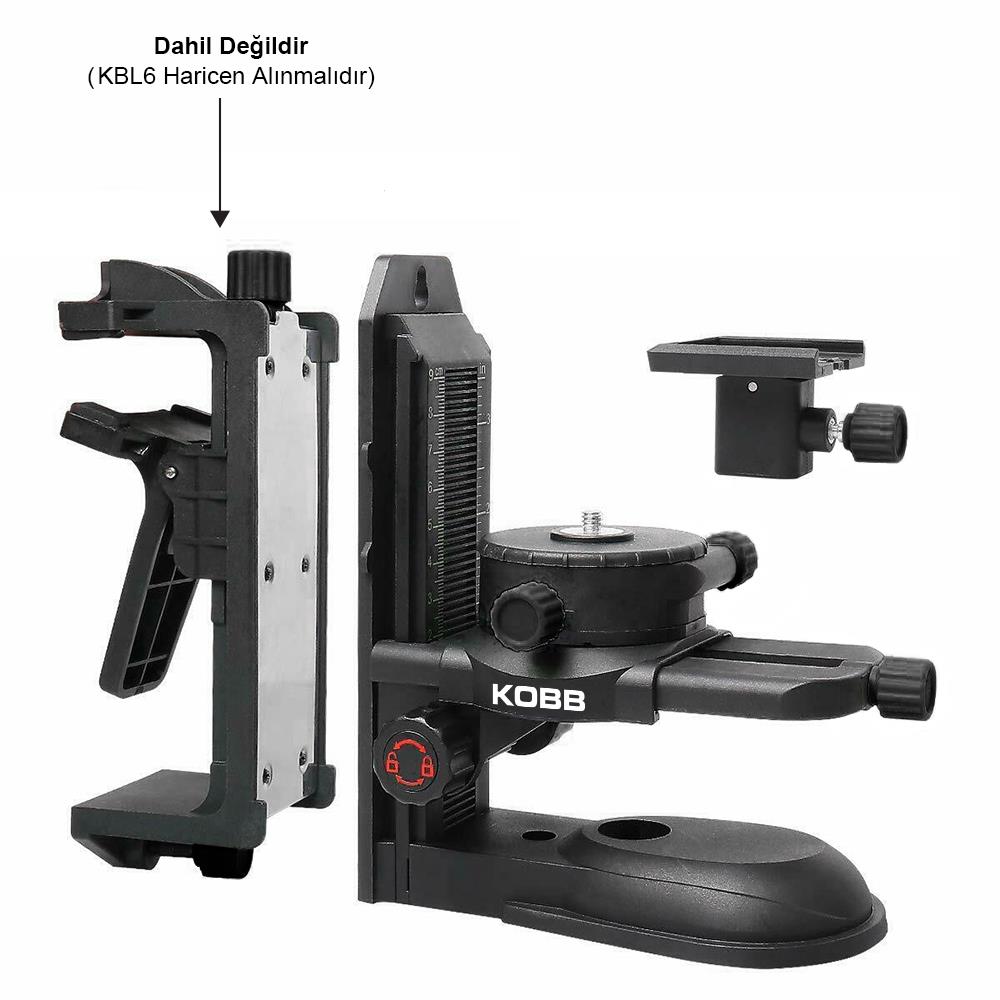 KOBB KBL10 Mıknatıslı Hassas Ayarlanabilir Lazer Hizalama Aparatı nasıl kullanılır