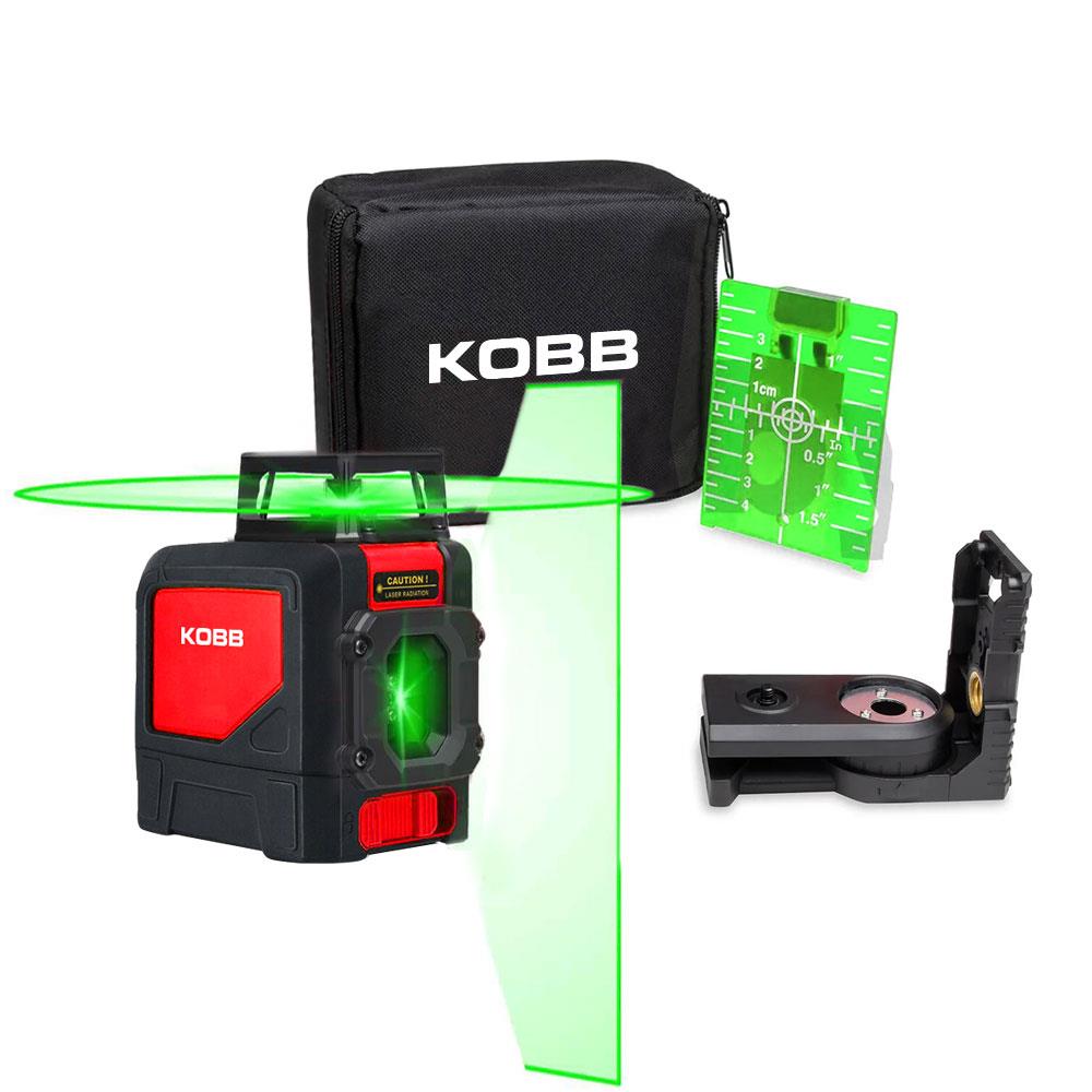 KOBB KBL30G 25 Metre Profesyonel Yatay 360° ve Dikey Otomatik Hizalamalı Yeşil Çapraz Çizgi Lazer Distomat fiyatı