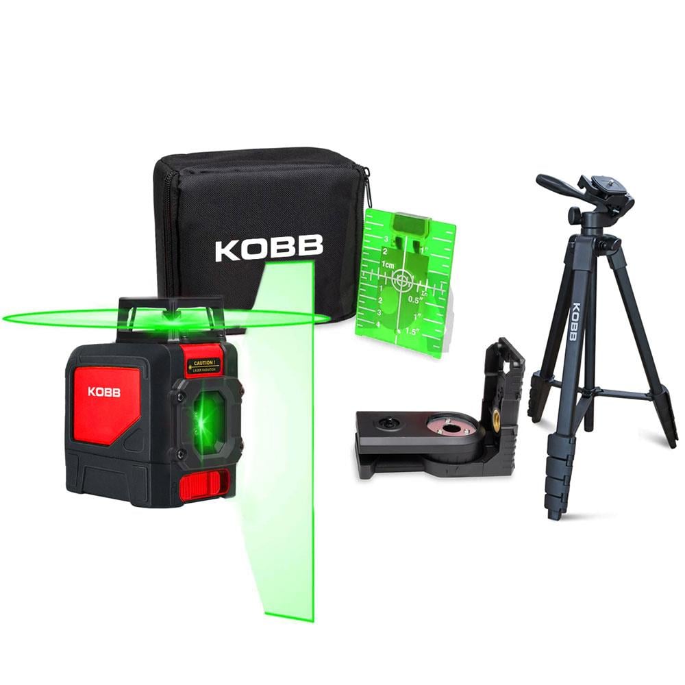 KOBB KBL30GTP 25 Metre Profesyonel Yatay 360° ve Dikey Otomatik Hizalamalı Yeşil Çapraz Çizgi Lazer Distomat + Tripod fiyatı