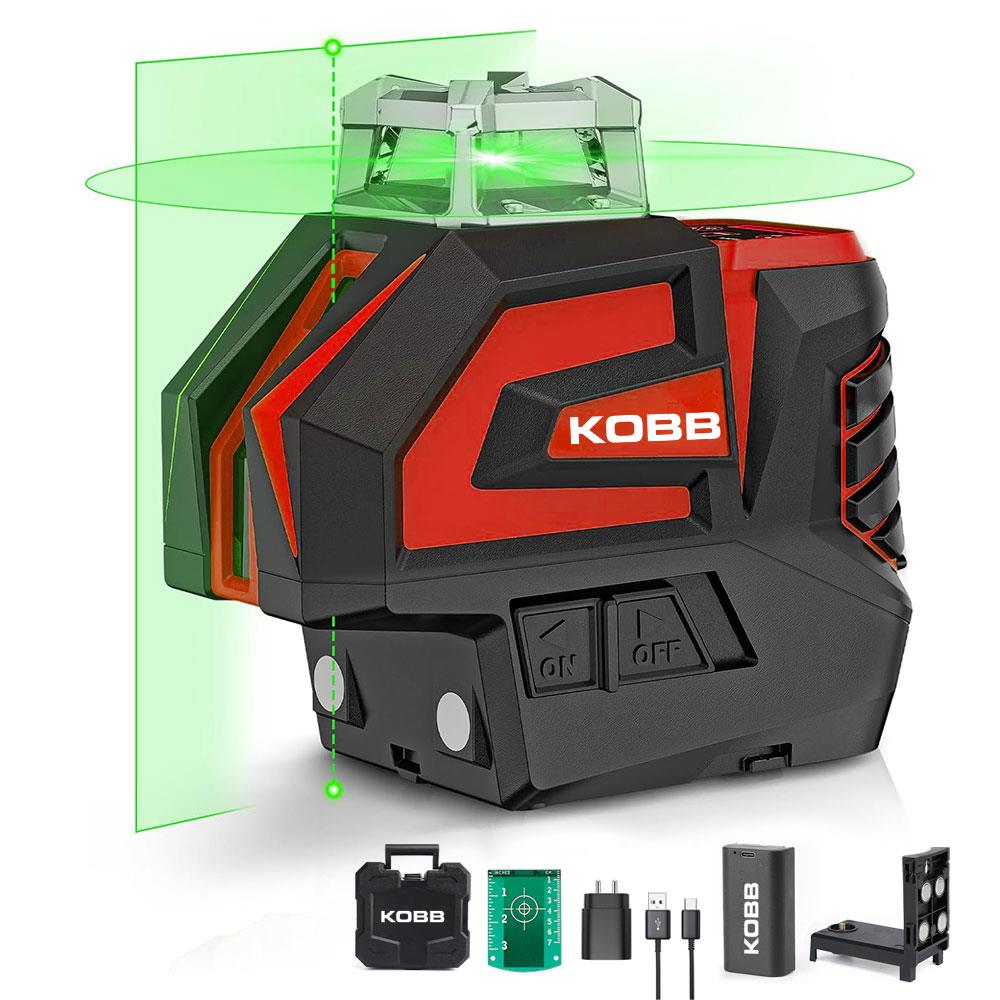 KOBB KBL32G Profesyonel Li-ion Yatay 360° ve Dikey Otomatik Hizalamalı Yeşil Nokta Şakül ve Yeşil Çapraz Çizgi Lazer nasıl kullanılır