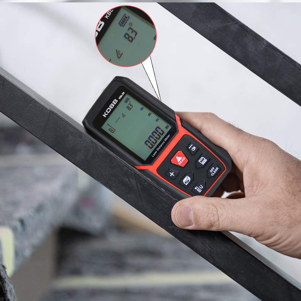 KOBB KBL50 50m Profesyonel Li-ion Şarjlı Lazer Metre nasıl kullanılır