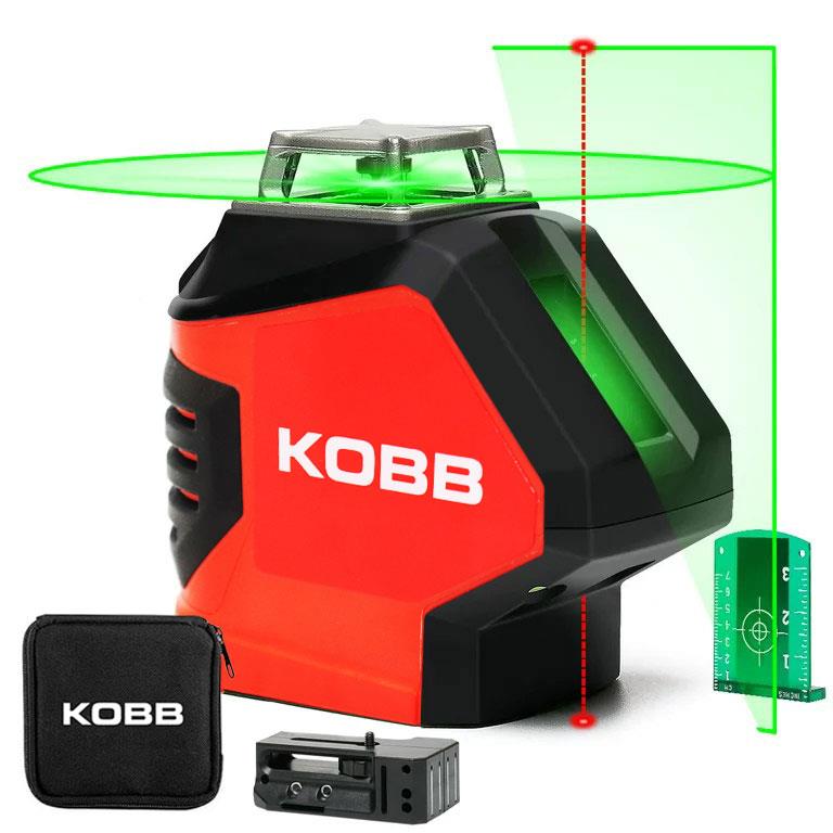 KOBB KBL88G 25M Profesyonel Yatay 360° ve Dikey Otomatik Hizalamalı Nokta Şakül ve Yeşil Çapraz Çizgi Lazer Distomat fiyatı