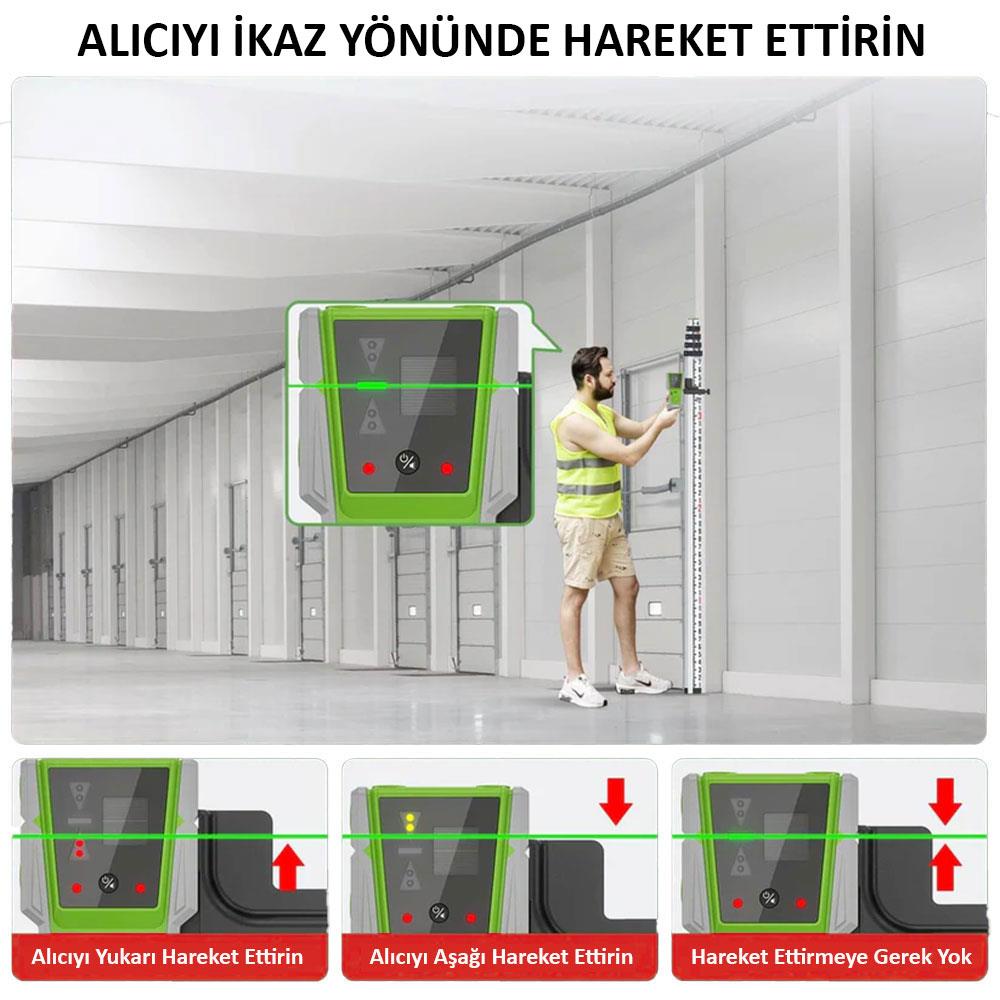 KOBB KBL8RG 60M Lazer Hizalama Dedektörü nasıl kullanılır