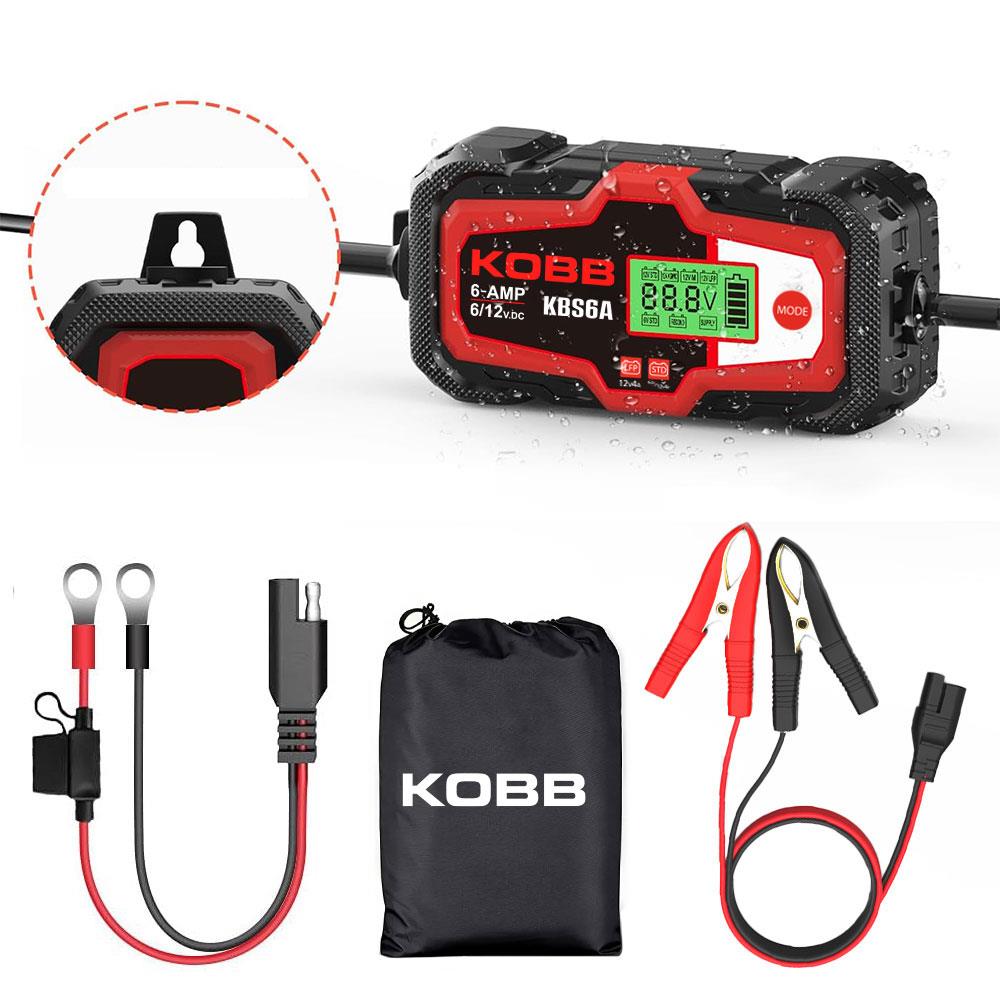 KOBB KBS6A 6/12V 150A Dijital Akü Şarj / Akü Bakım / Desülfatör ve Power Supply nasıl kullanılır