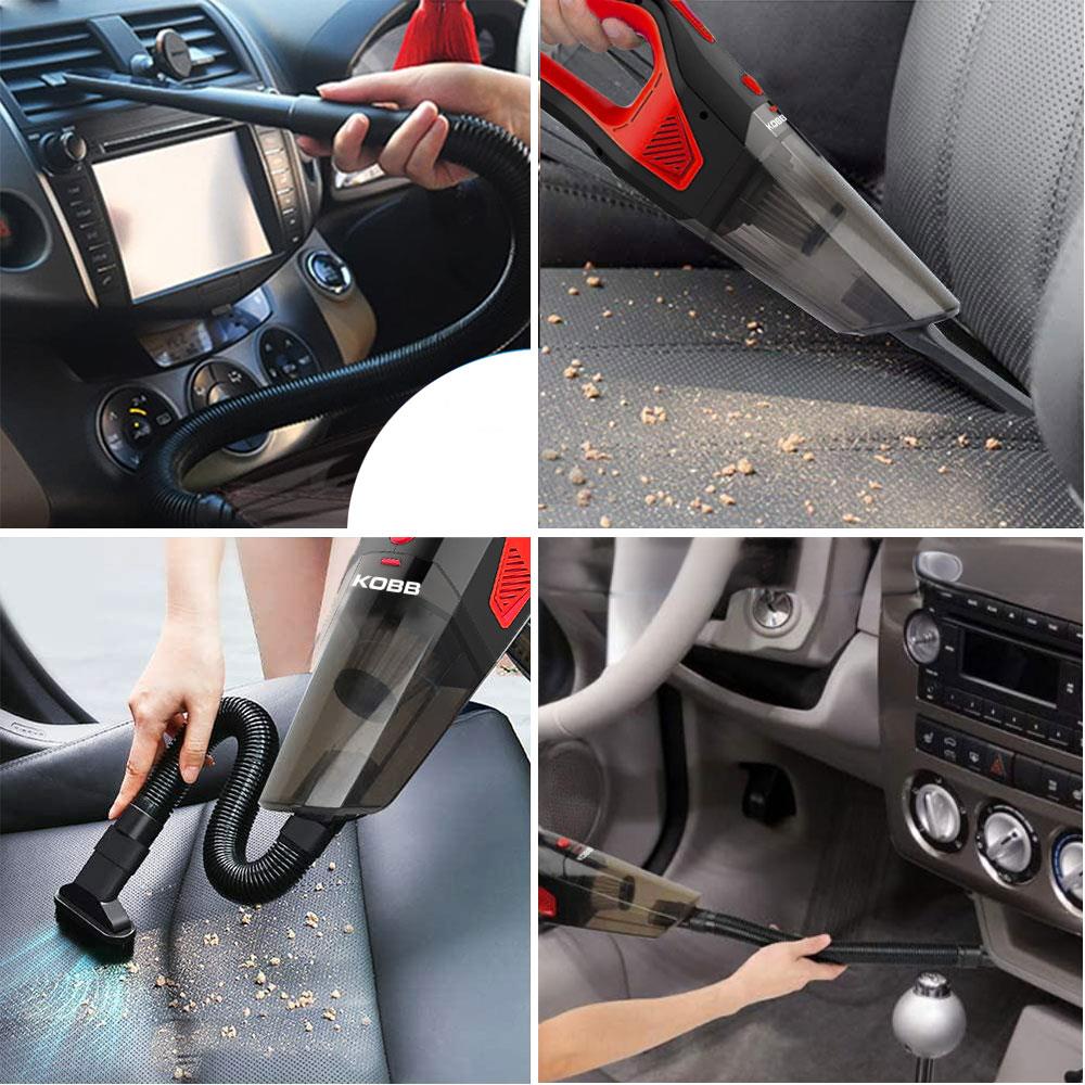 KOBB KBV12 12Volt/120Watt Araç Süpürgesi + 5 Parça Aksesuar Seti + Taşıma Çantası ne işe yarar