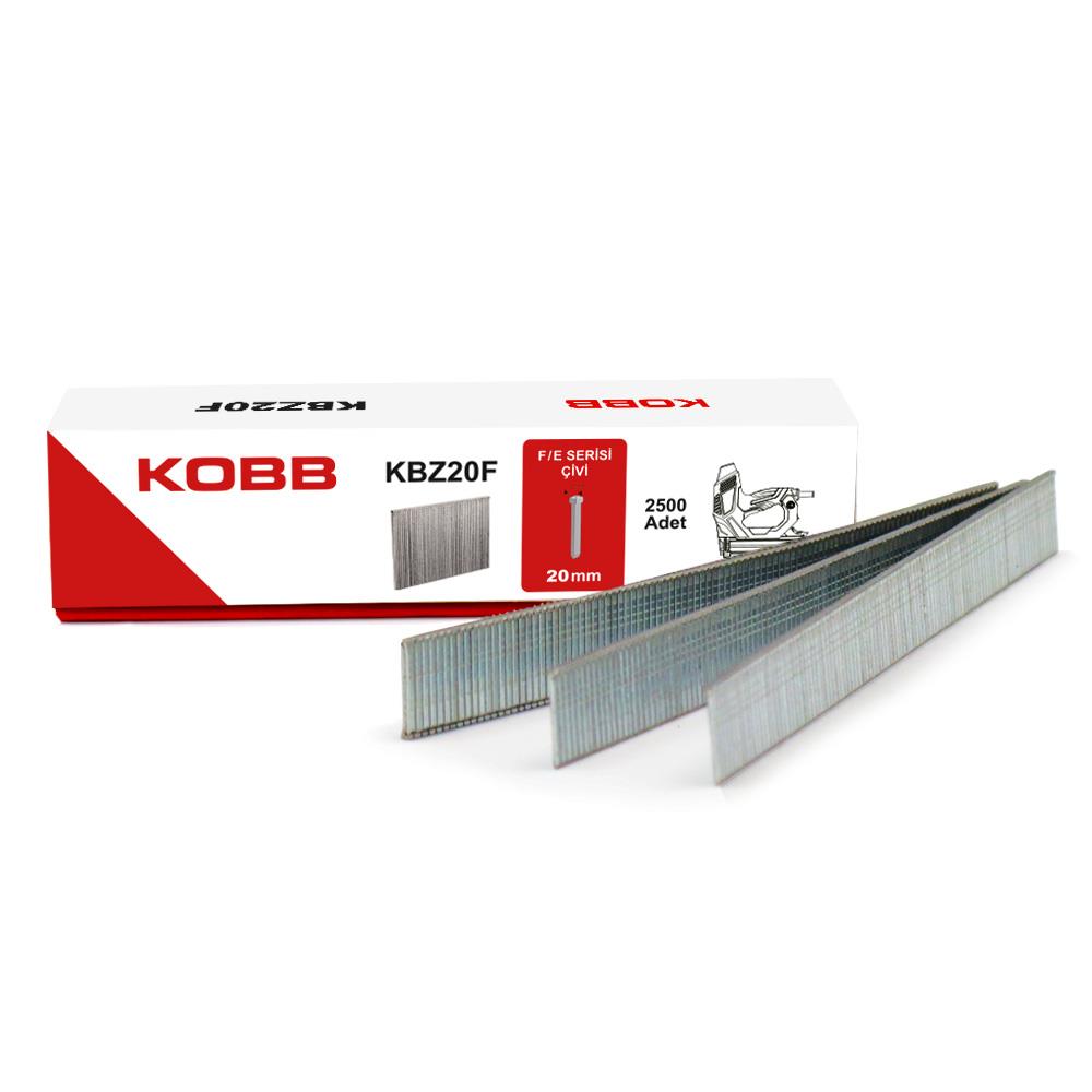KOBB KBZ20F 20mm 2500 Adet F/E/J/8 Serisi Ağır Hizmet Tipi Kesik Başlı Çivi fiyatı