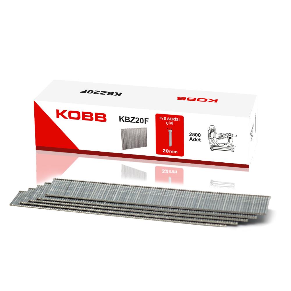 KOBB KBZ20F 20mm 2500 Adet F/E/J/8 Serisi Ağır Hizmet Tipi Kesik Başlı Çivi nasıl kullanılır