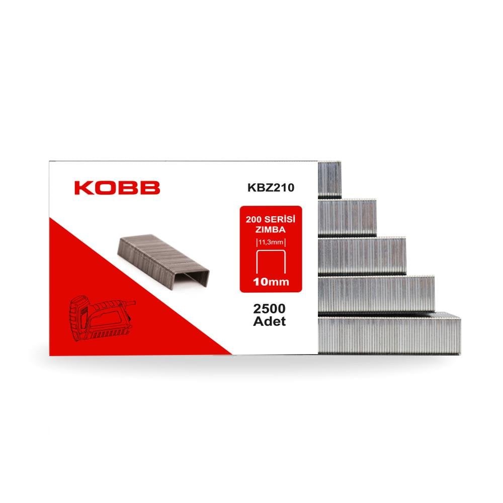 KOBB KBZ210 10mm 2500 Adet 200 Serisi Ağır Hizmet Tipi Zımba Teli nasıl kullanılır