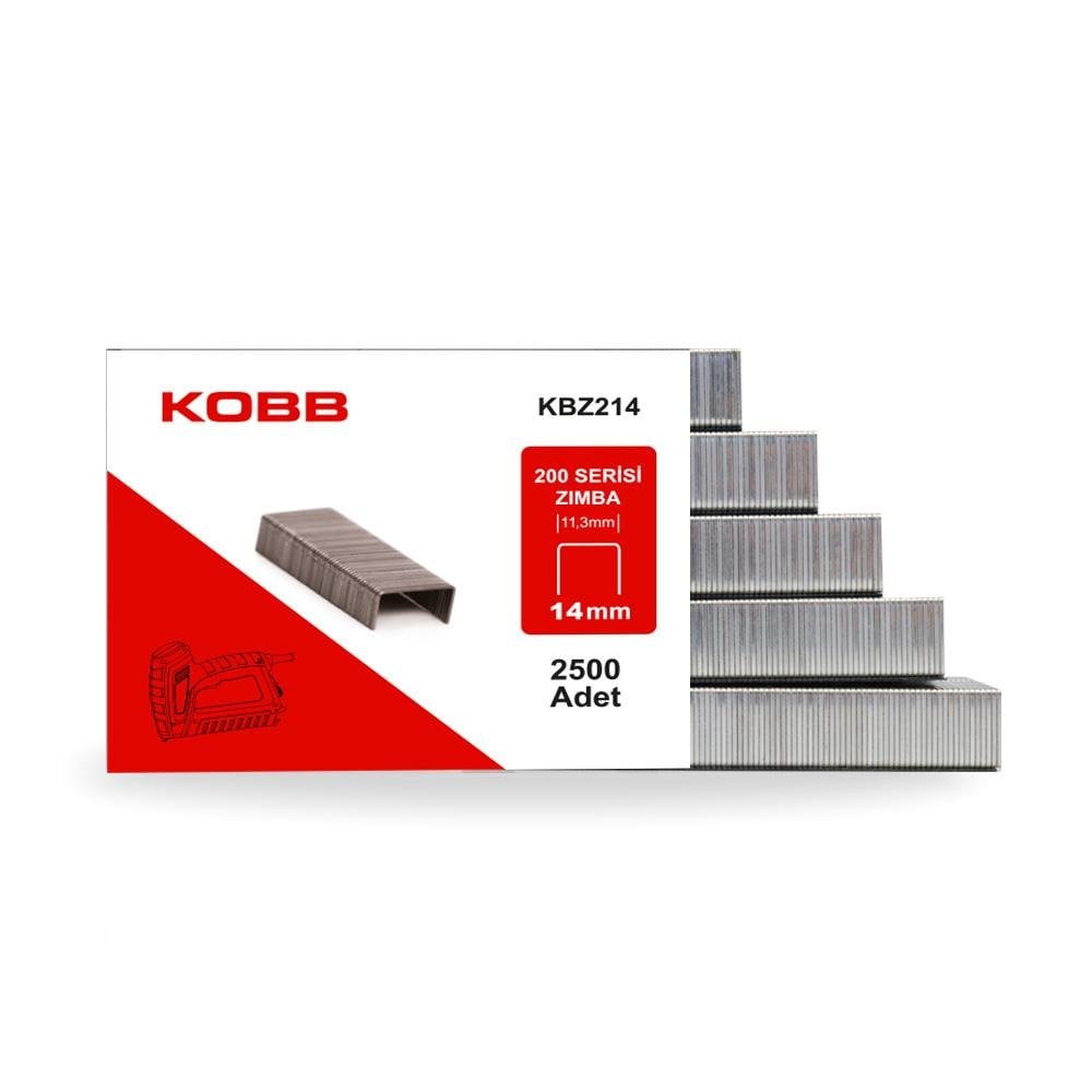 KOBB KBZ214 14mm 2500 Adet 200 Serisi Ağır Hizmet Tipi Zımba Teli nasıl kullanılır