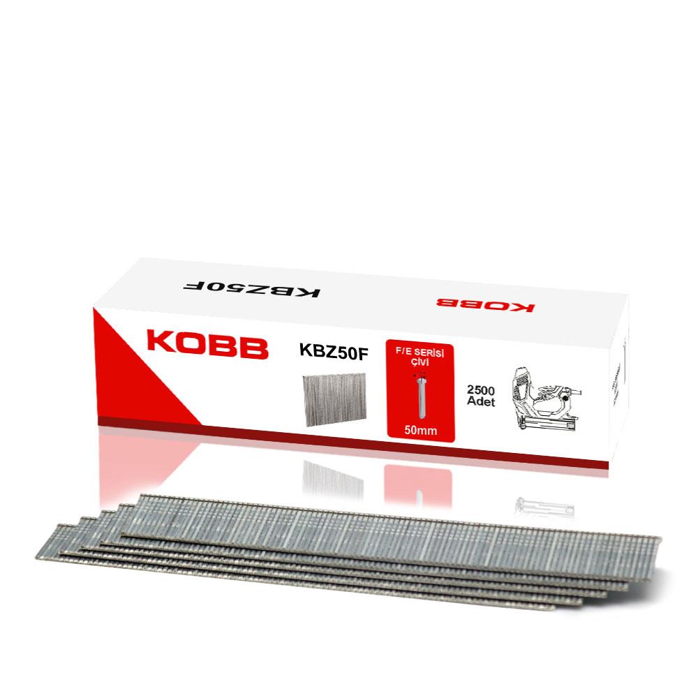 KOBB KBZ50F 50mm 2500 Adet F/E/J/8 Serisi Ağır Hizmet Tipi Kesik Başlı Çivi nasıl kullanılır