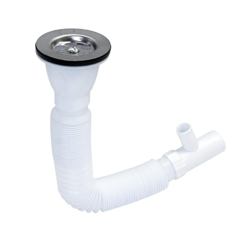 Körüklü Lavabo Sifonu Çamaşır Bulaşık Makine Çıkışlı Ø32mm fiyatı