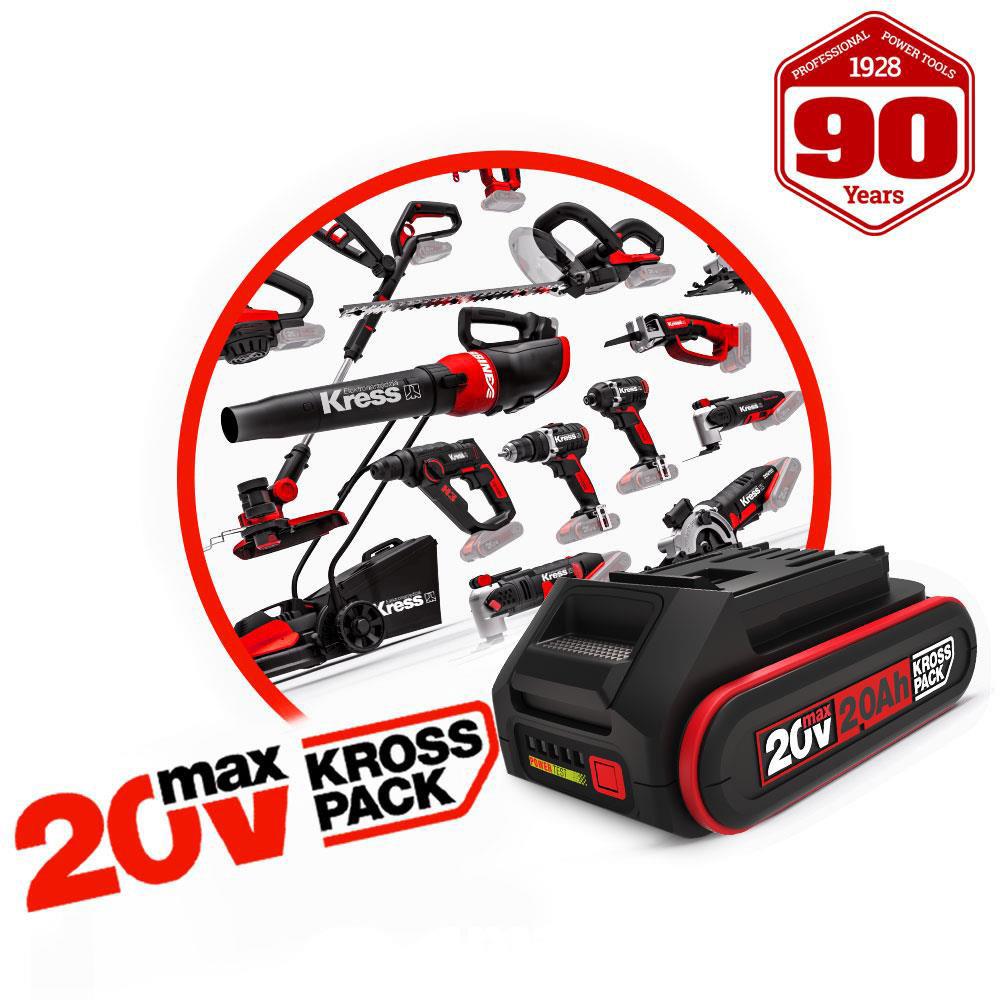 Kress KAB20 20Volt 2.0Ah. Li-ion Kross Pack Profesyonel Yedek Akü ne işe yarar