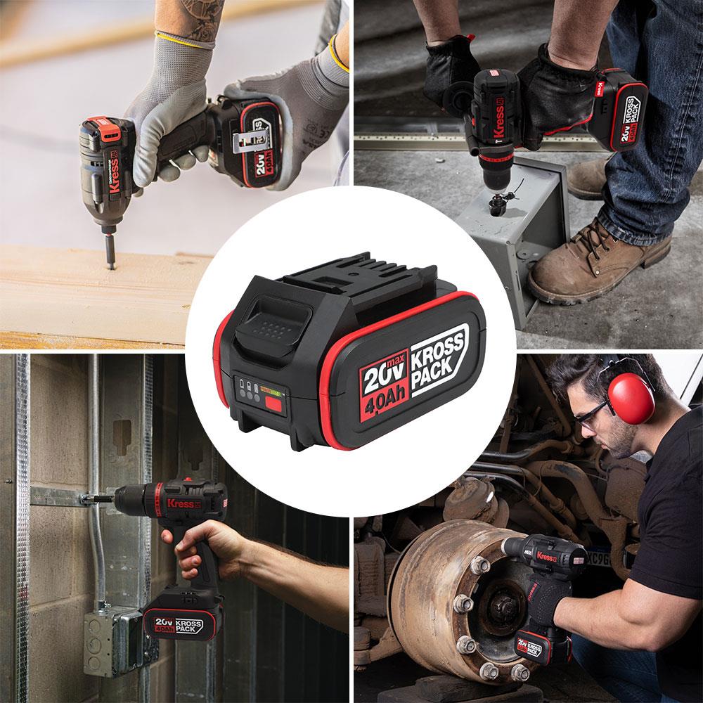Kress KAB21 20Volt 4.0Ah. Li-ion Kross Pack Profesyonel Yedek Akü ne işe yarar