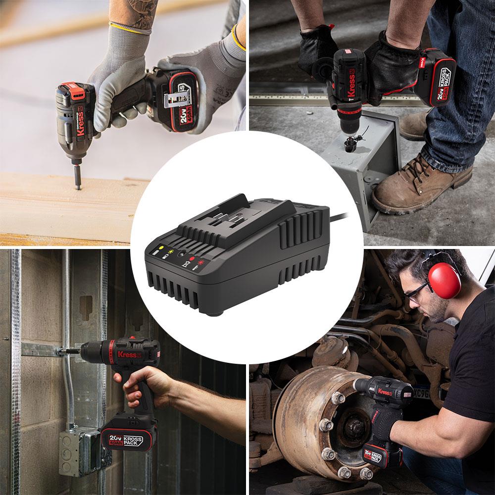 Kress KAC20 20Volt Li-ion KrossPack Akü Şarj Cihazı ne işe yarar