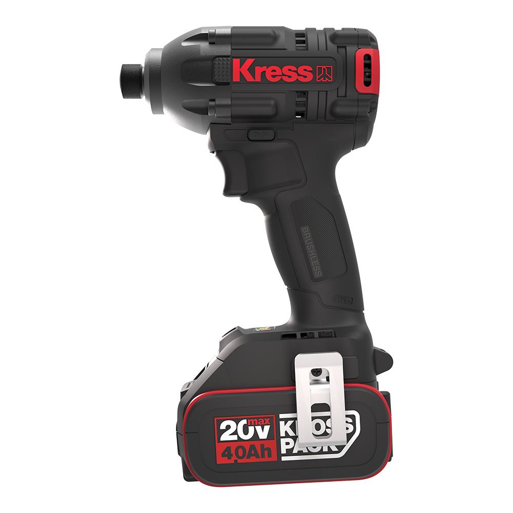 Kress KUB60.2 20Volt 4.0Ah Li-ion Çift Akülü 230Nm Kömürsüz Profesyonel Şarjlı Darbeli Tornavida nasıl kullanılır