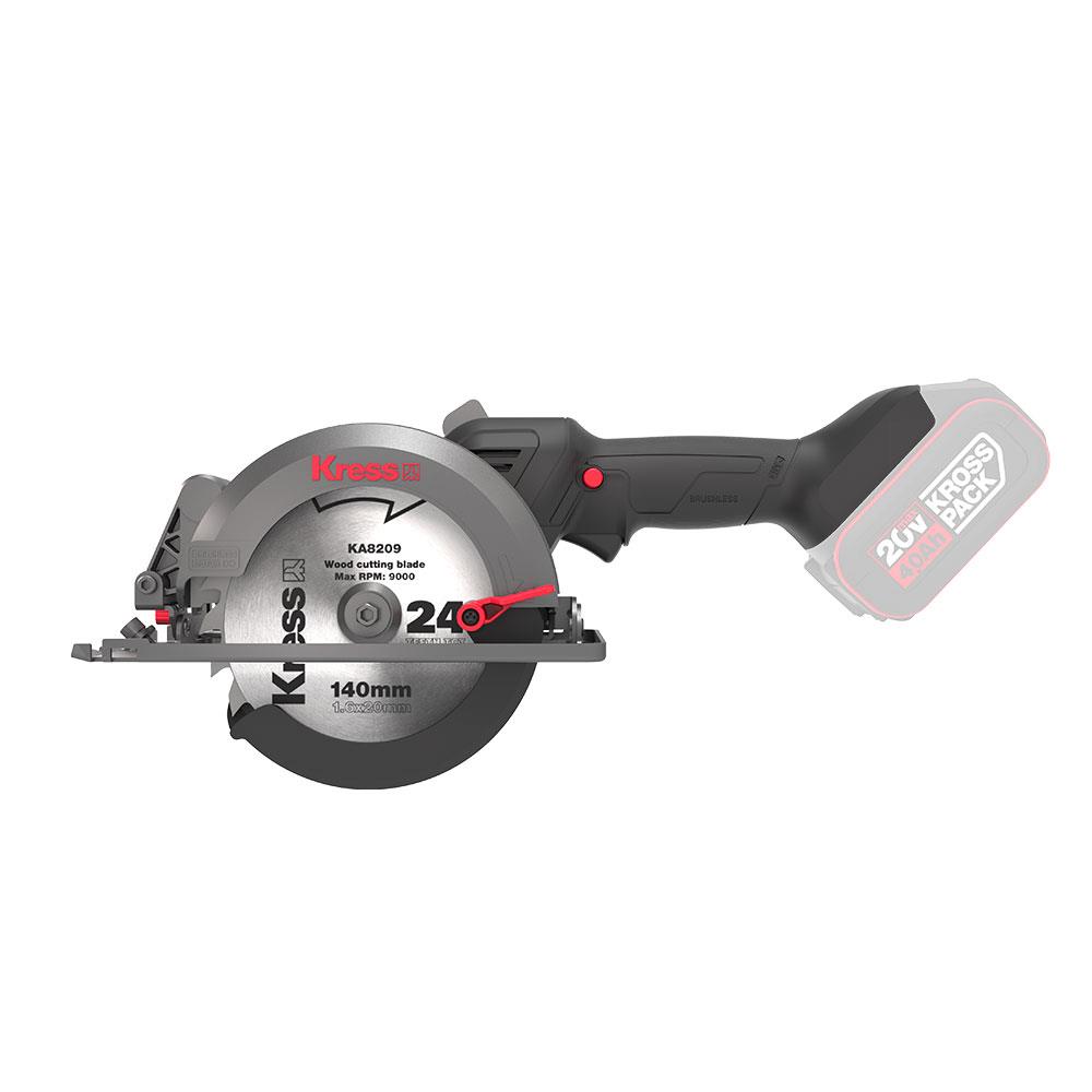 Kress KUE11.9 20Volt Kömürsüz 140MM Profesyonel Çok Amaçlı Daire Testere (Akü Dahil Değildir) nasıl kullanılır