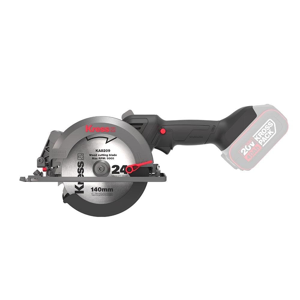Kress KUE11.9 20Volt Kömürsüz 140MM Profesyonel Çok Amaçlı Daire Testere (Akü Dahil Değildir) nasıl kullanılır