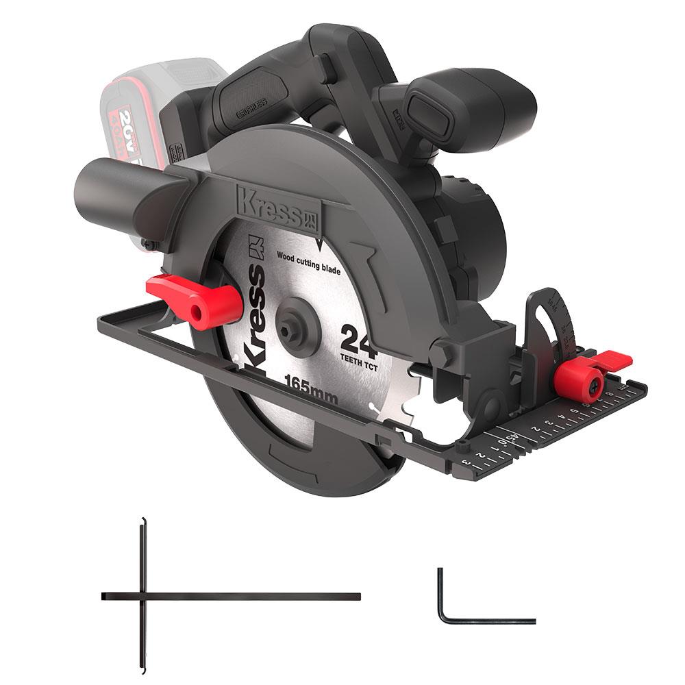 Kress KUE12.9 20Volt 165MM Kömürsüz Profesyonel Daire Testere (Akü Dahil Değildir) fiyatı