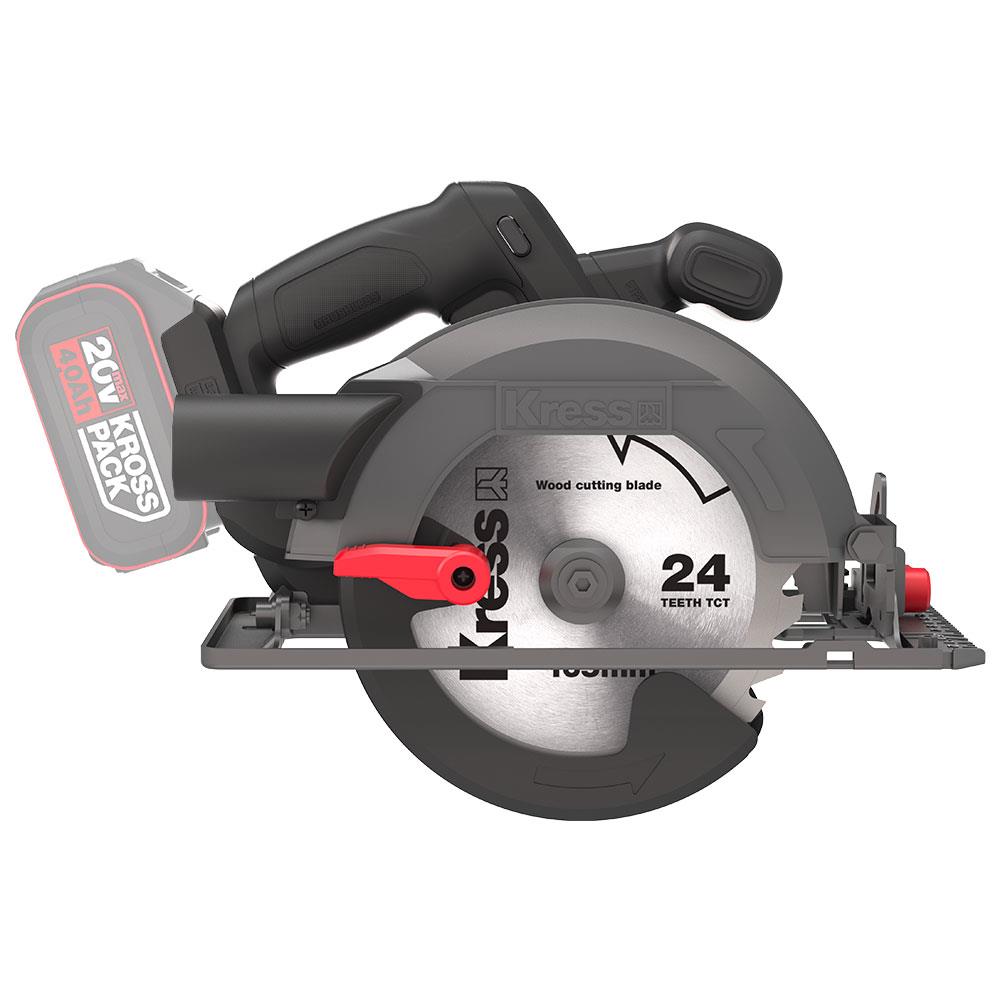 Kress KUE12.9 20Volt 165MM Kömürsüz Profesyonel Daire Testere (Akü Dahil Değildir) nasıl kullanılır