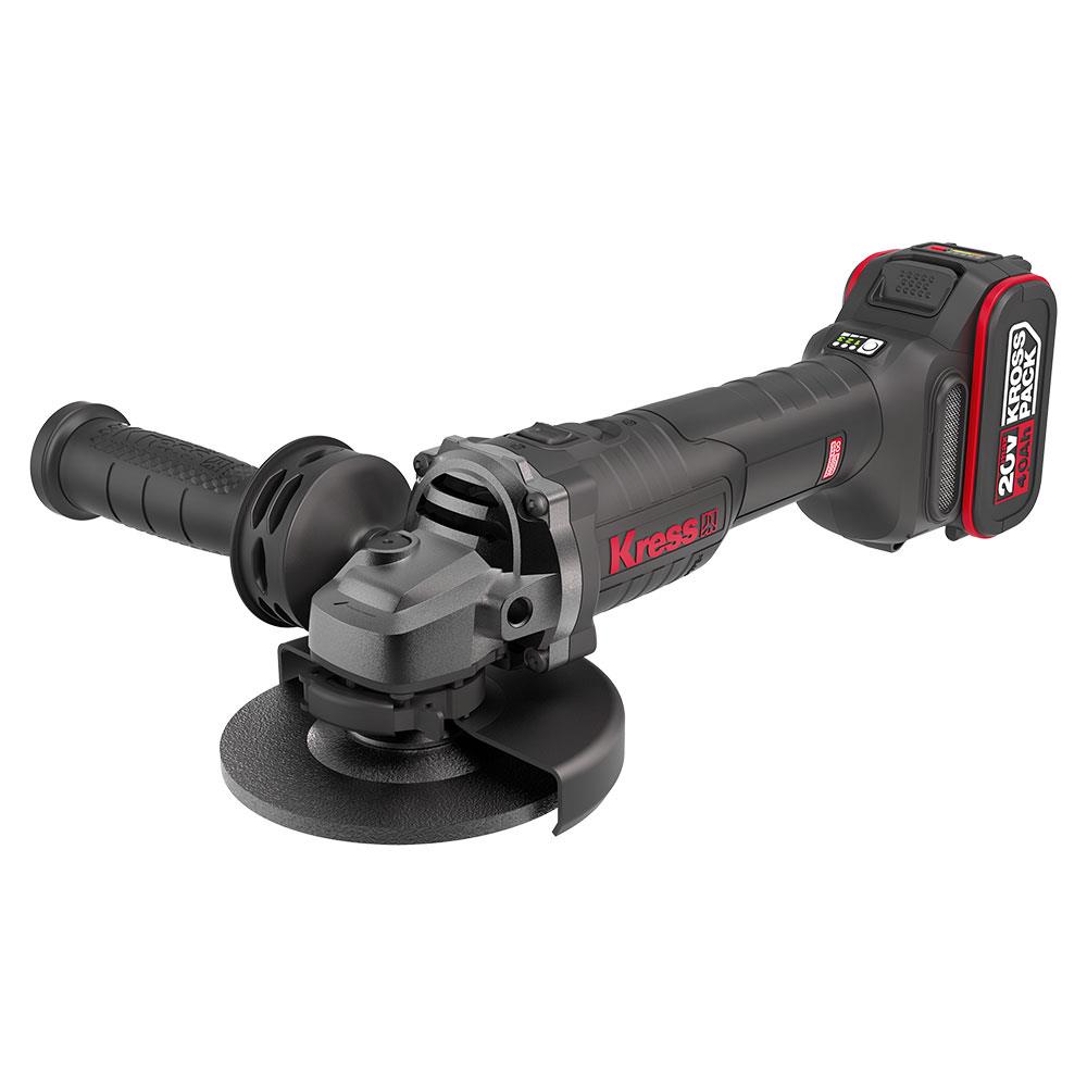 Kress KUH10.2 20Volt 4.0Ah. Li-ion Çift Akülü 125mm Kömürsüz Profesyonel Şarjlı Devir Ayarlı Avuç Taşlama nasıl kullanılır