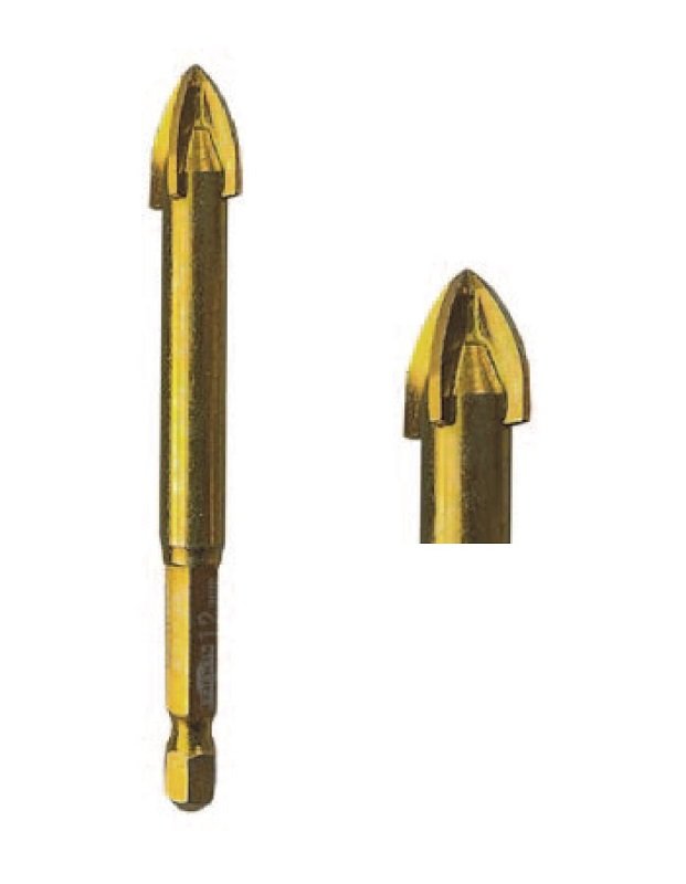 KRISTAL Ok Tipi Elmas Matkap Ucu 10 mm (Granit - Seramik - Cam Delme) nasıl kullanılır