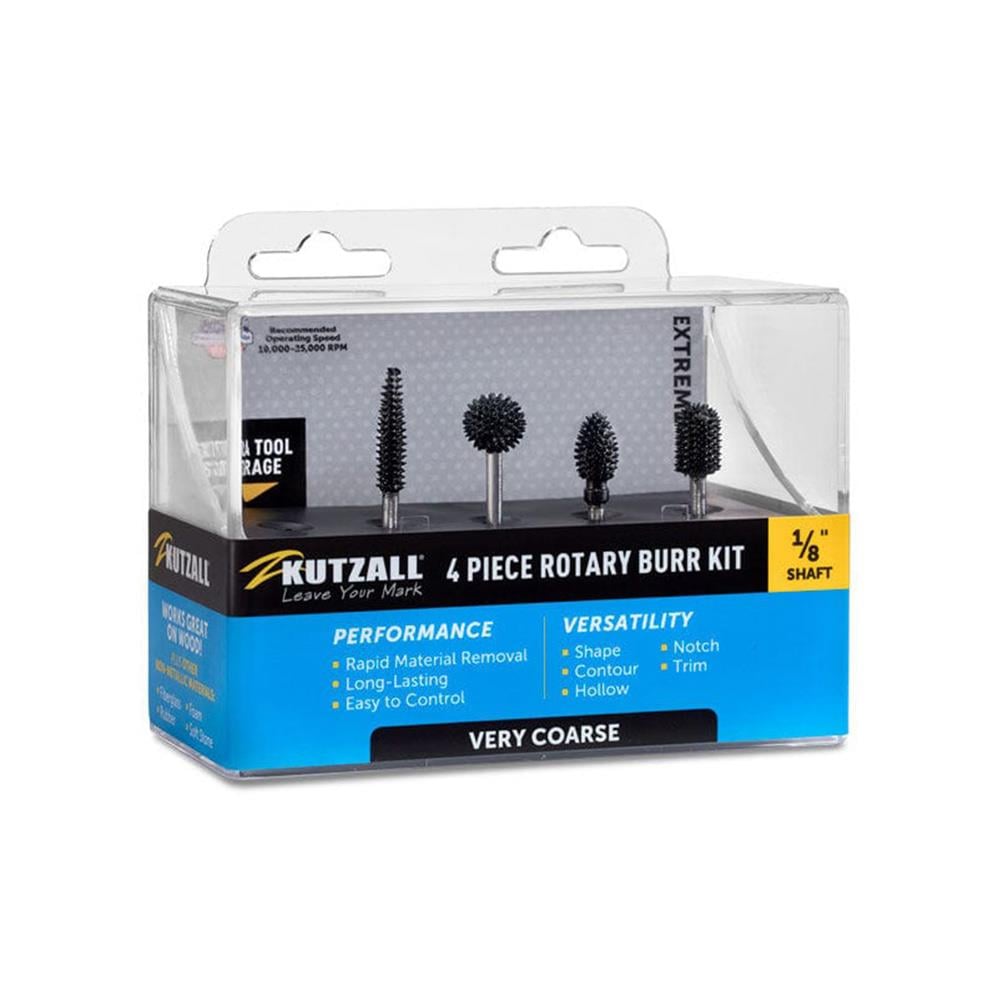 Kutzall 18XKIT01 Ekstra Kalın Diş Ahşap Törpü Seti 4 Parça (Sap: 3.1mm) nasıl kullanılır