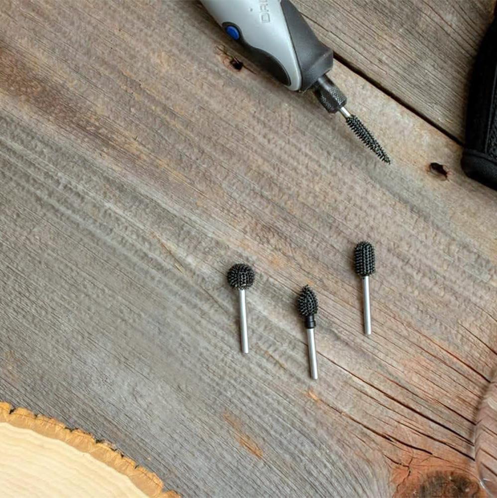 Kutzall 18XKIT01 Ekstra Kalın Diş Ahşap Törpü Seti 4 Parça (Sap: 3.1mm) ne işe yarar
