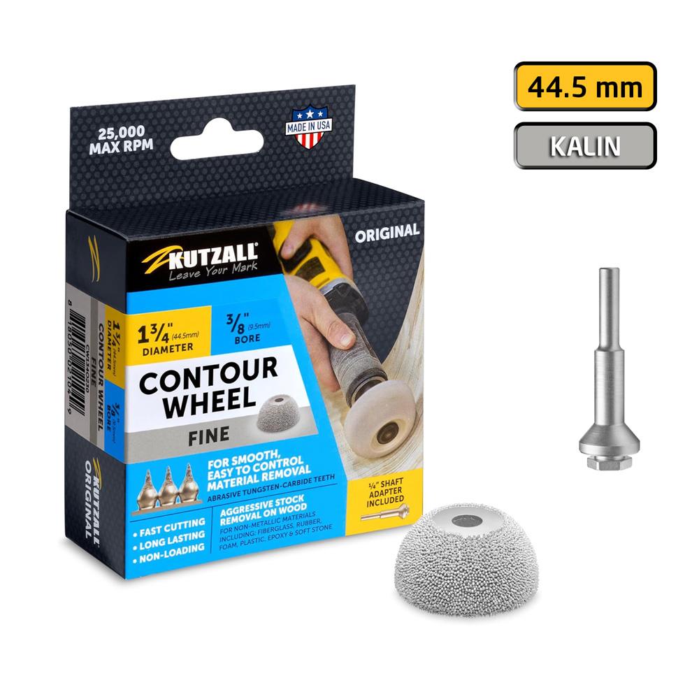 Kutzall CW134O230 İnce Diş Ahşap Çanak Törpü 44.5 mm fiyatı