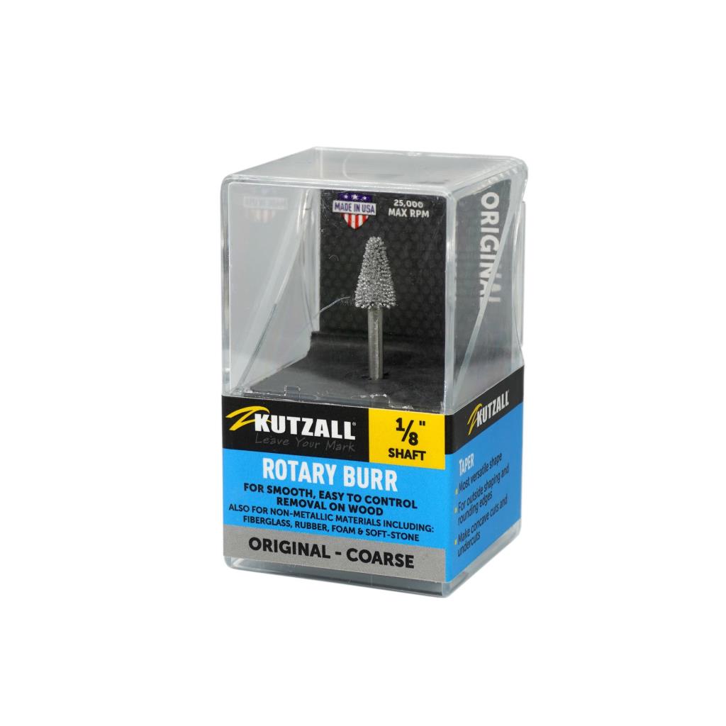 KUTZALL T-14-E Kalın Diş Konik Çam Tipi Törpü (3.1 mm Sap) nasıl kullanılır