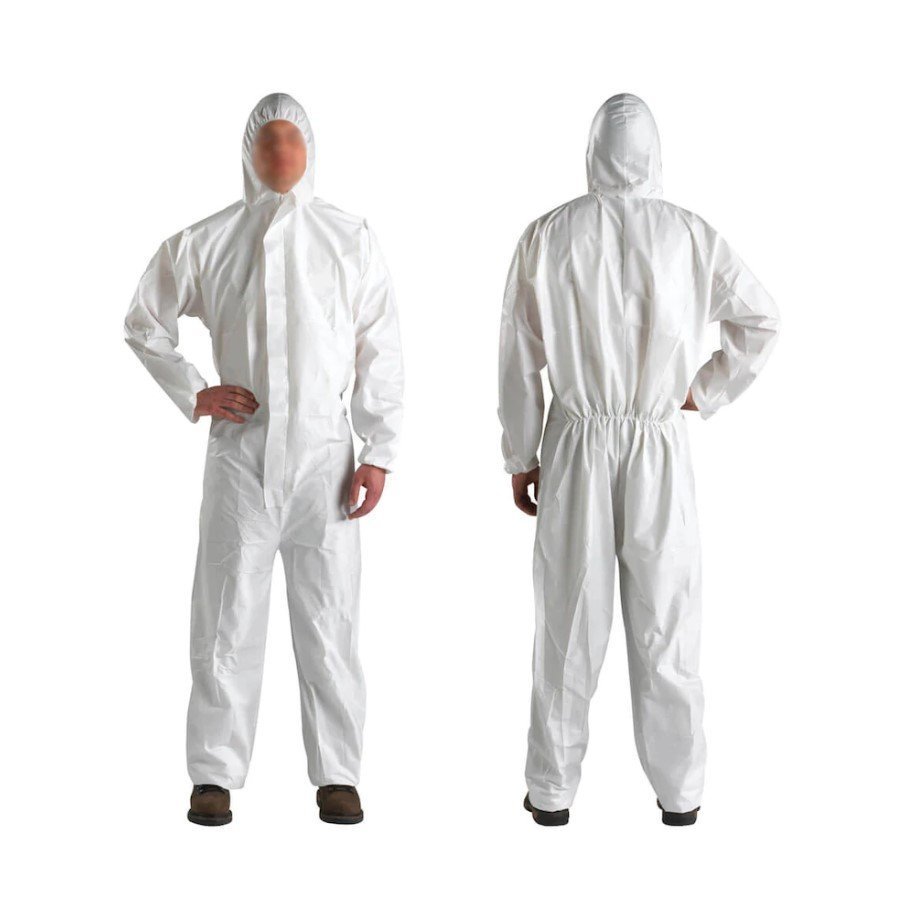 Lamine Kaplı Tek Kullanımlık Kimyasal Koruyucu Tulum 55gr - XL nasıl kullanılır