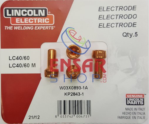 LINCOLN W3X893-1A Plazma Elektrodu-Elektrode (KP 2843-1) fiyatı