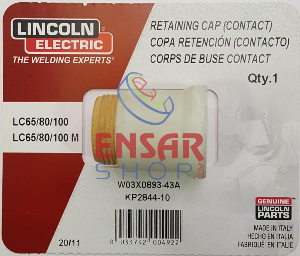 LINCOLN W3X893-43A Retaining Cap(Contact) (KP 2844-10) nasıl kullanılır