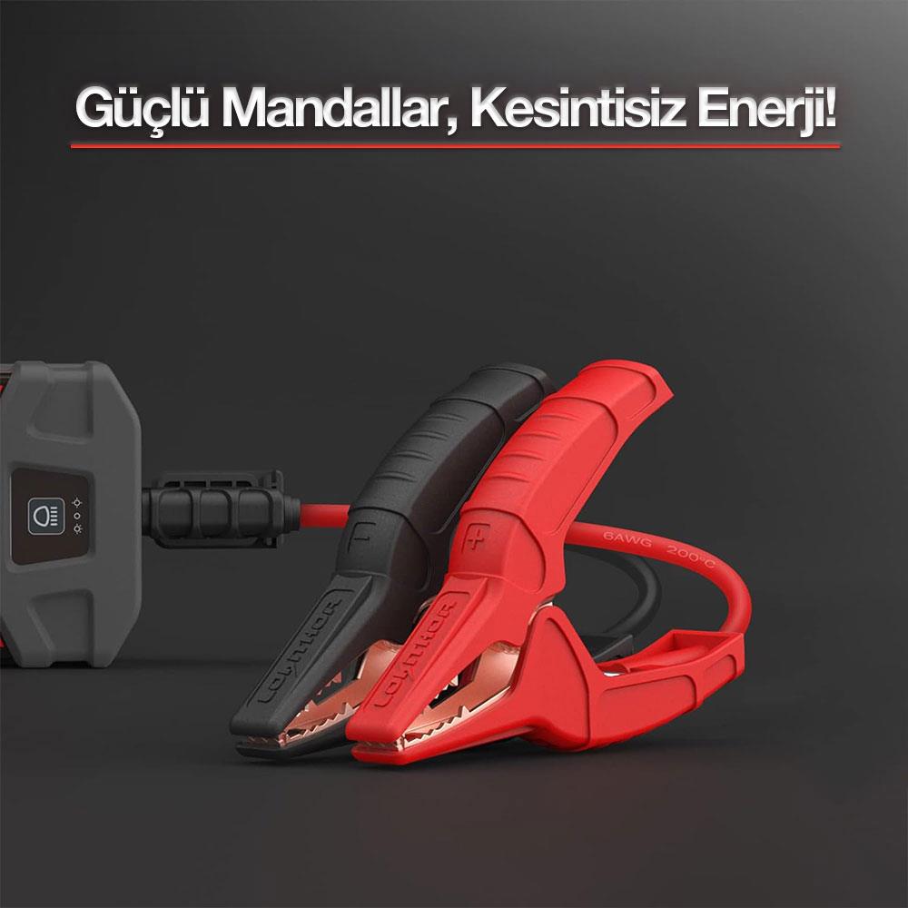 Lokithor CLAMPPRO Akü Takviye Cihazı İçin Yedek Akü Bağlantı Kablosu ne işe yarar